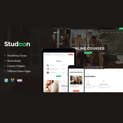 Studeon | Bildung Center & Training Courses WordPress-Theme