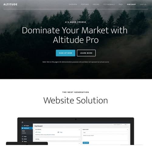 StudioPress Altitude Pro Genesis Tema de WordPress