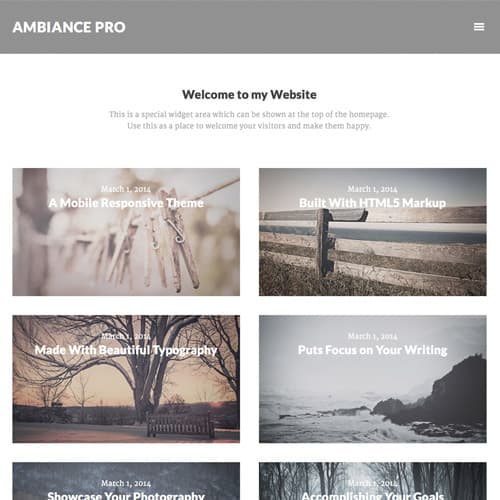 StudioPress Ambiance Pro Genesis Tema de WordPress