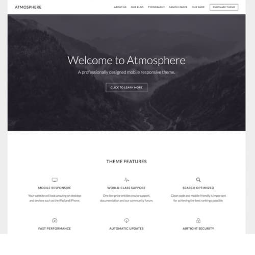 StudioPress Atmosphere Pro Genesis WordPress-thema