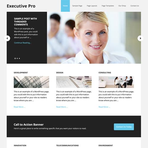 StudioPress Executive Pro Genesis WordPressテーマ