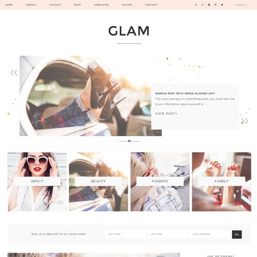 StudioPress Glam Pro Genesis Tema de WordPress