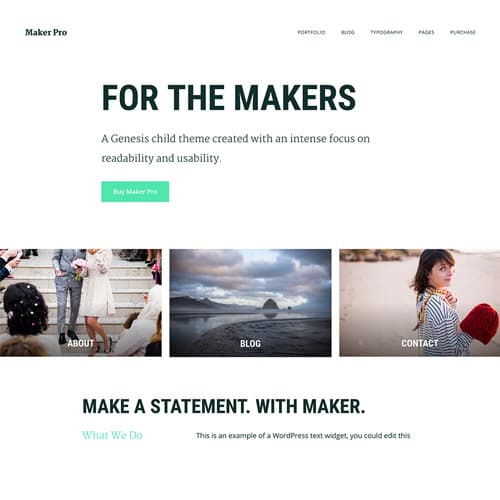 StudioPress Maker Pro Genesis Tema de WordPress