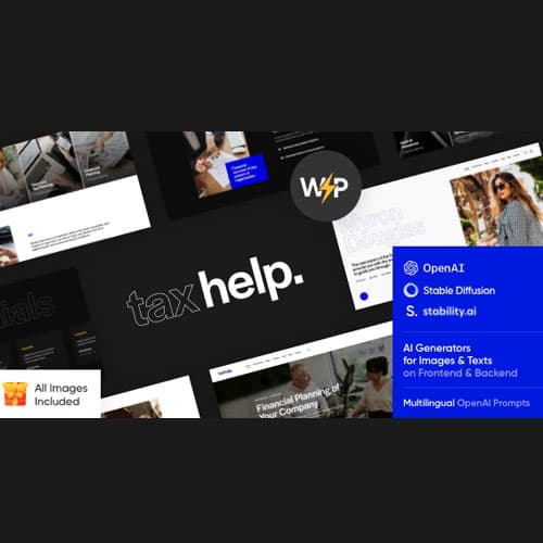 Tax Help - Finance & Accounting Adviser Theme
