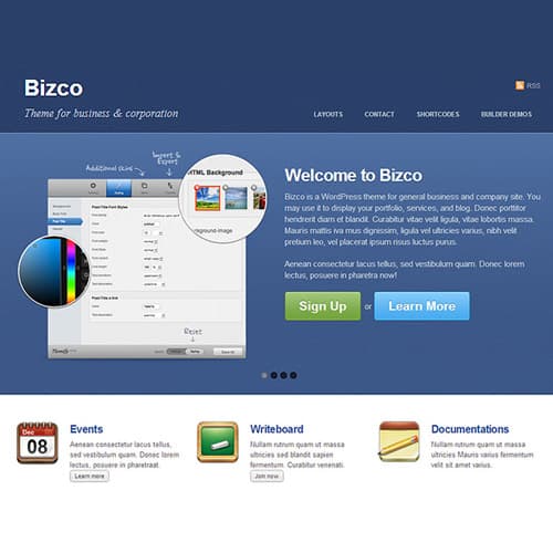 Themify Bizco WordPressテーマ