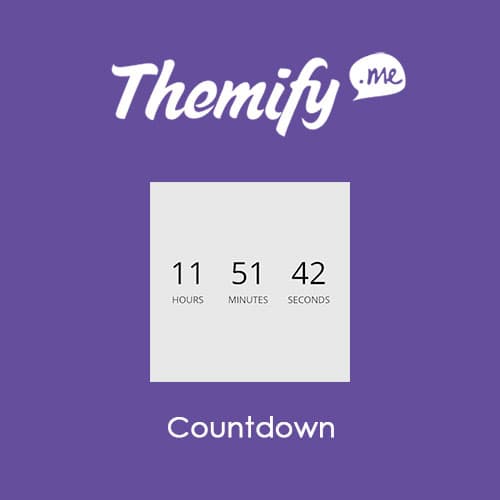 Themify منشئ Countdown