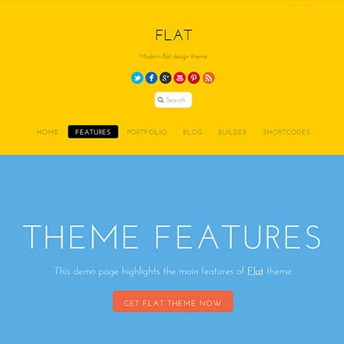 Themify Flat WordPressテーマ