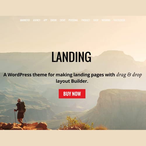 Themify Landing قالب ووردبريس