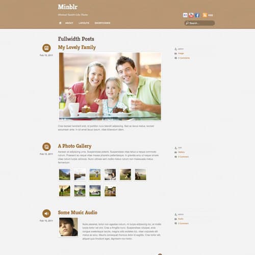 Themify Minblr ธีม WordPress Themify Minblr ธีม WordPress