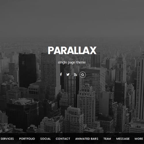 Themify Parallax WordPress主題
