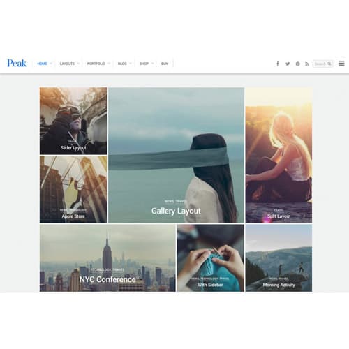 Themify Peak WordPress Teması