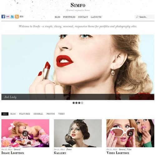 Themify Simfo Тема WordPress