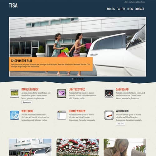 Themify Tisa 워드프레스 테마