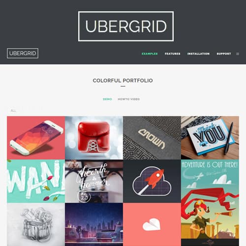 UberGrid - responsive grid builder para WordPress