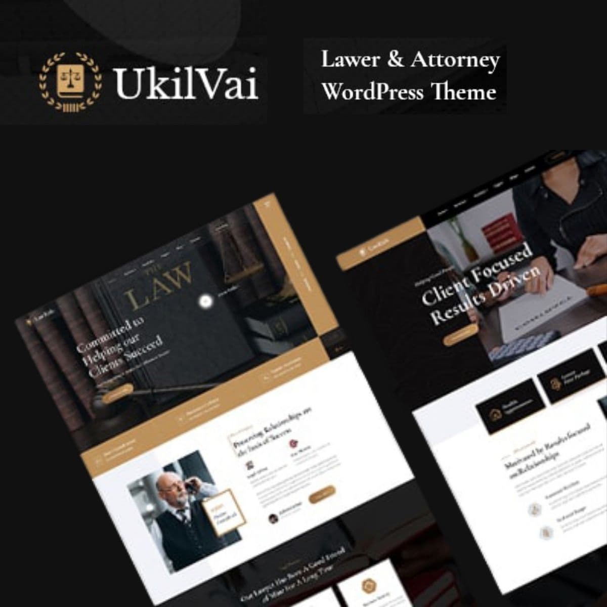 Ukilvai - Lawyer & Attorney ورڈپریس تھیم