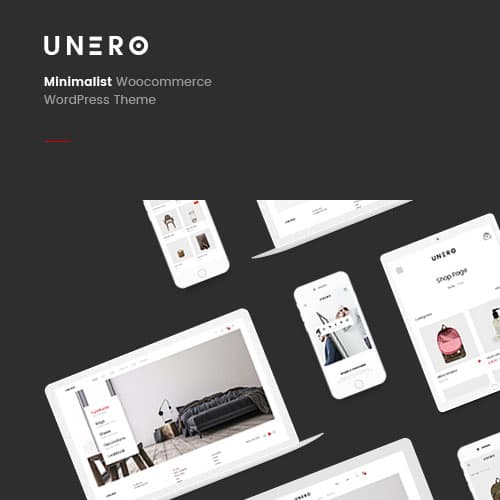 Unero - Minimalist AJAX WooCommerce WordPressテーマ