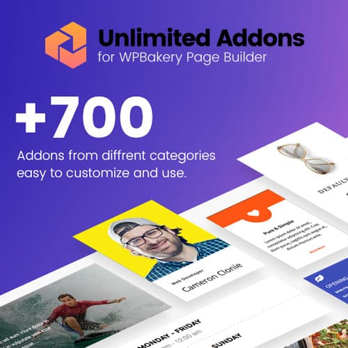 Unlimited Addons for WPBakery Page بلڈر