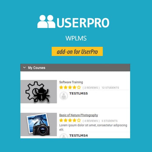 UserPro - WPLMS Tích Hợp