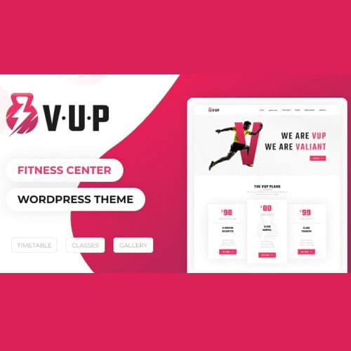 VUP - Fitness Center Tema WordPress