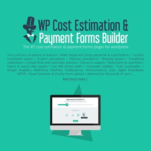WP Cost Estimation & Payment-Formulars-Ersteller