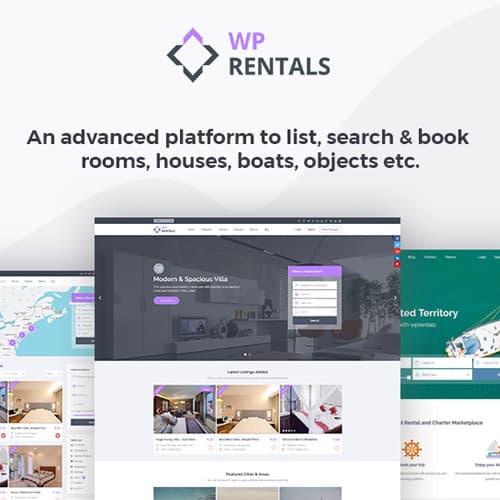 WP Rentals - 예약 Accommodation 워드프레스 테마