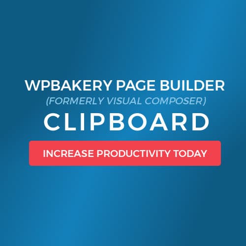 WPBakery Page بلڈر (Visual Composer) Clipboard