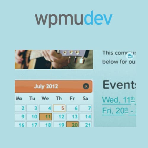WPMU DEV BuddyPress Group Kalender