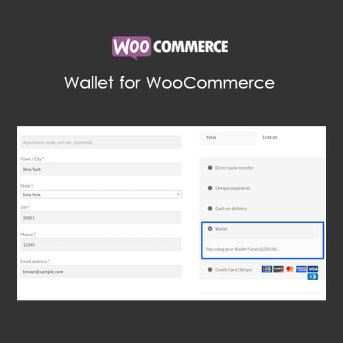 Wallet WooCommerce용 Wallet WooCommerce용