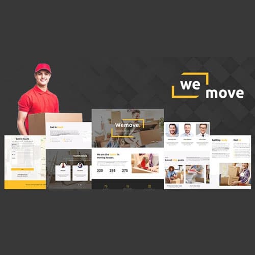 WeMove - Ev Moving & Logistic WordPress Teması