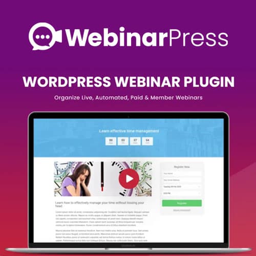 WebinarPress Pro – All in one Webinar Plugin voor WordPress