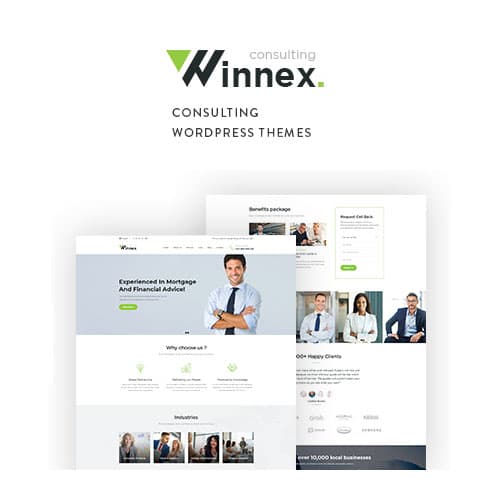 Winnex - Бизнес Consulting Тема WordPresss