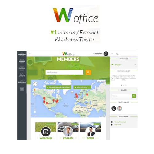 Woffice - Intranet/Extranet WordPress-thema