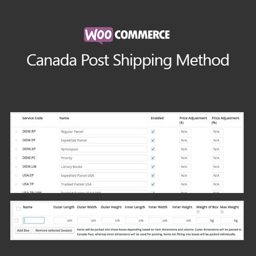 WooCommerce Canada Post Frete Method