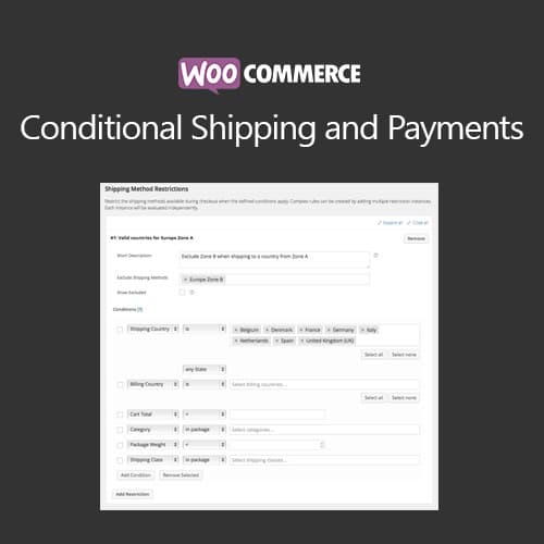 WooCommerce Conditional Frete and Payments