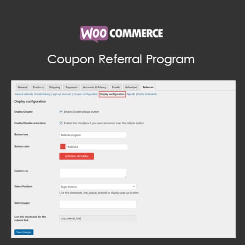 WooCommerce کوپن Referral Program