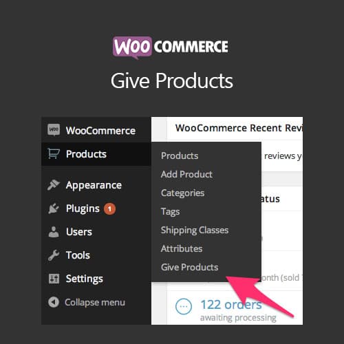WooCommerce Give 제품s