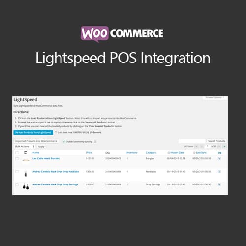 WooCommerce Lightspeed POS Integratie
