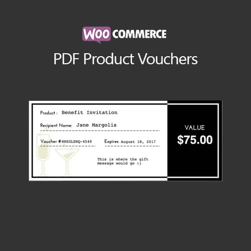 WooCommerce PDF مصنوعات Vouchers