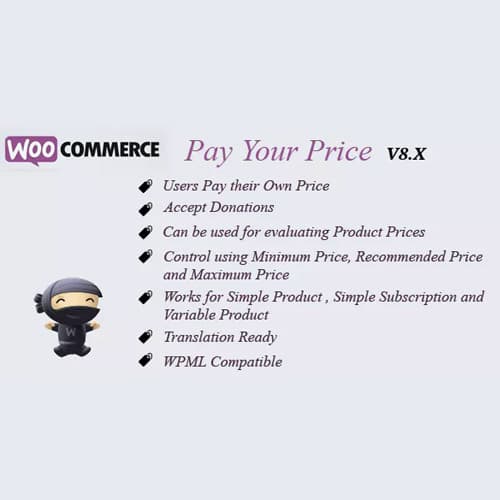 WooCommerce Pay Your سعر