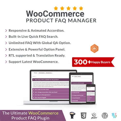 WooCommerce Product FAQ Beheerder