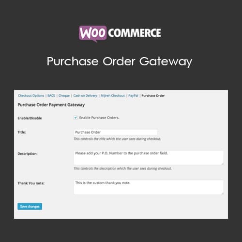 WooCommerce Purchase Pedido Gateway