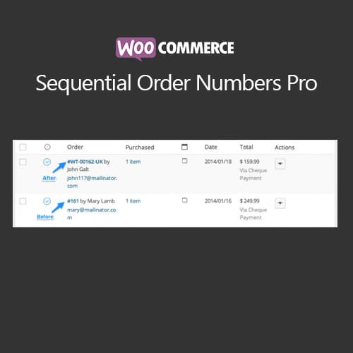 WooCommerce Sequential Ordine Numbers Pro