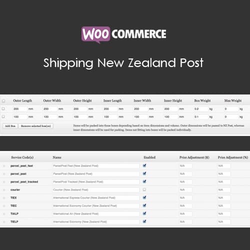 WooCommerce Versand New Zealand Beitrag