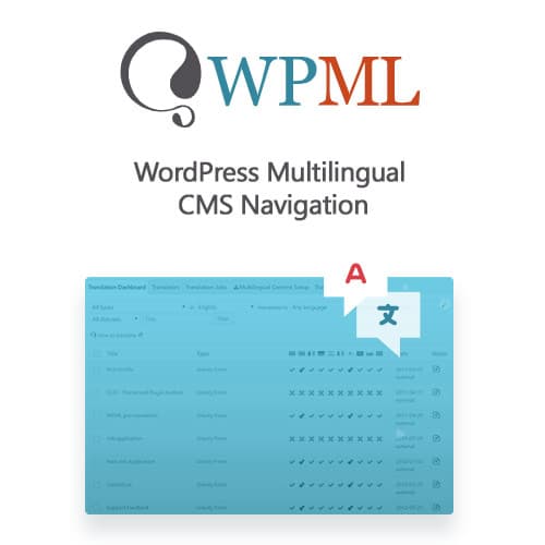 WordPress 다국어 CMS Navigation