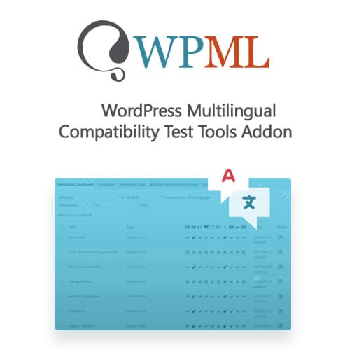 WordPress Mehrsprachig Compatibility Test-Werkzeugs Addon