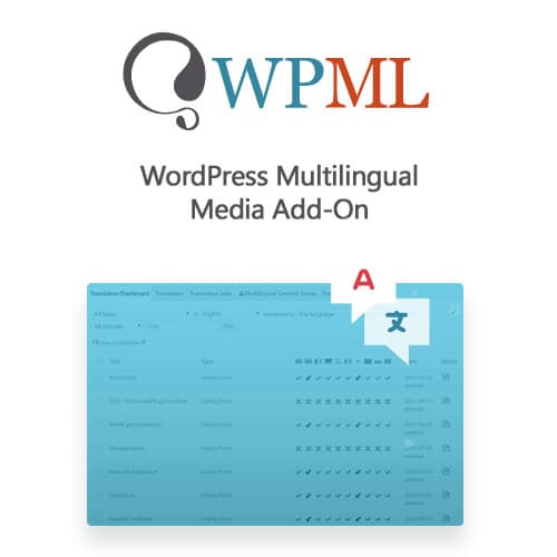 WordPress 다국어 미디어 Add-On