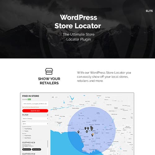 WordPress Winkel Locator