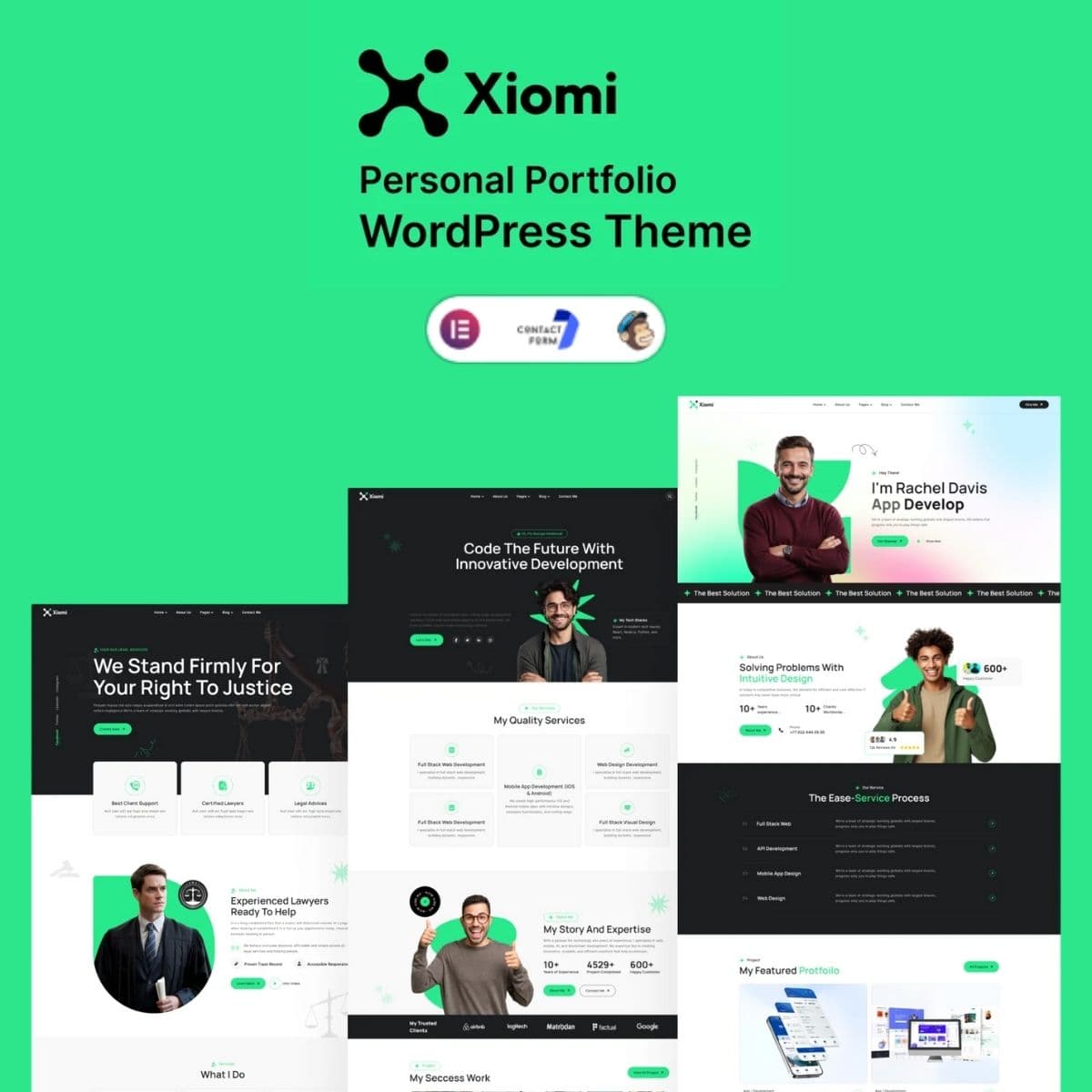 Xiomi - 作品集 WordPress主題