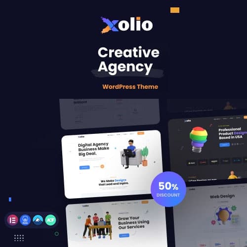 Xolio - Креативный Агентство & Портфолио Тема WordPress