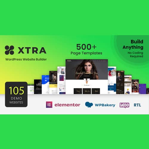 Xtra - WordPress Website-Ersteller + RTL